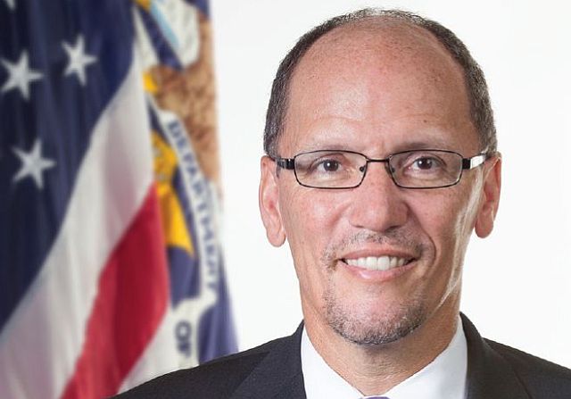 Koebel- United States Department of Labor Former Labor Secy Tom Perez and new Democratic National Committee chairman