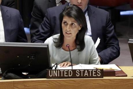 Nikki Haley the new US ambassador to the United Nations