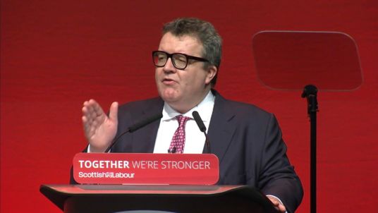 Labour Party deputy leader Tom Watson speaking at the Scottish Labour Party conference in Perth