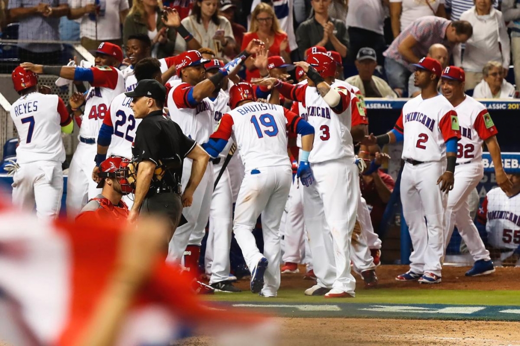 Credit USA Today        Jose Bautista who finished with four RBI broke the game open with a three-run homer in the sixth inning