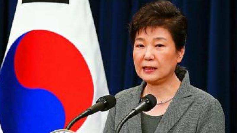 Former South Korean President Park Geun-hye