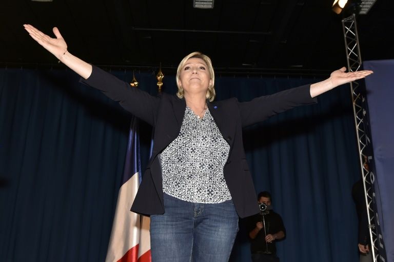 French far-right leader Marine Le Pen could win the presidential election warned the current president Francois Hollande