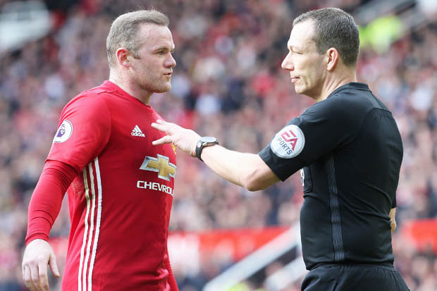 Wayne Rooney has given his opinion on Zlatan Ibrahimovic being stamped