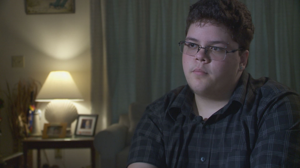 Gavin Grimm speaks with 13 News Now reporter Laura Geller