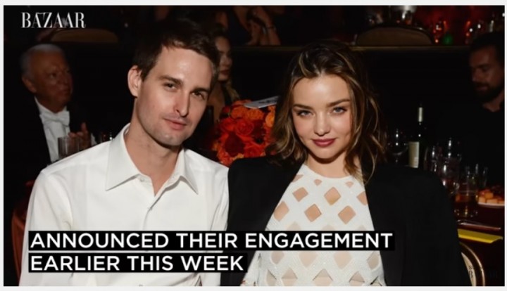 Miranda Kerr and Evan Spiegel