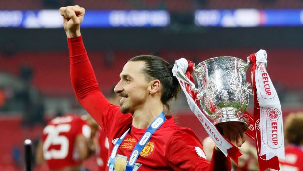 Magic man Zlatan Ibrahimovic's late goal secured the EFL Cup for Manchester United