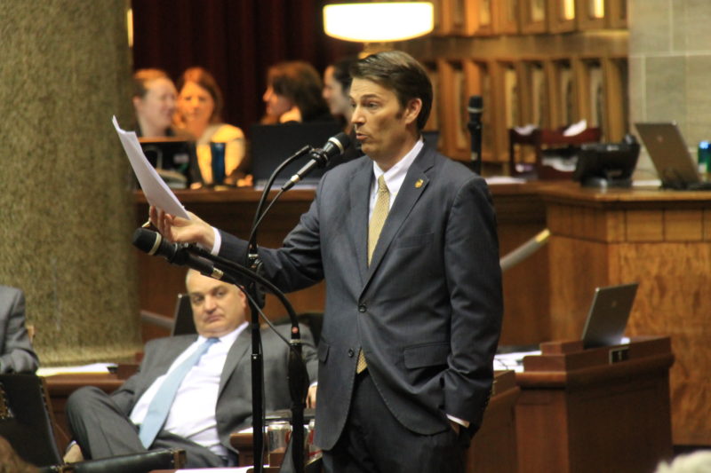 Speaker Todd Richardson speaks on his amendment to the charter school bill