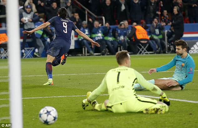 PSG thrashed Barcelona 4-0 in the first-leg of their Champions League last-16 tie in Paris