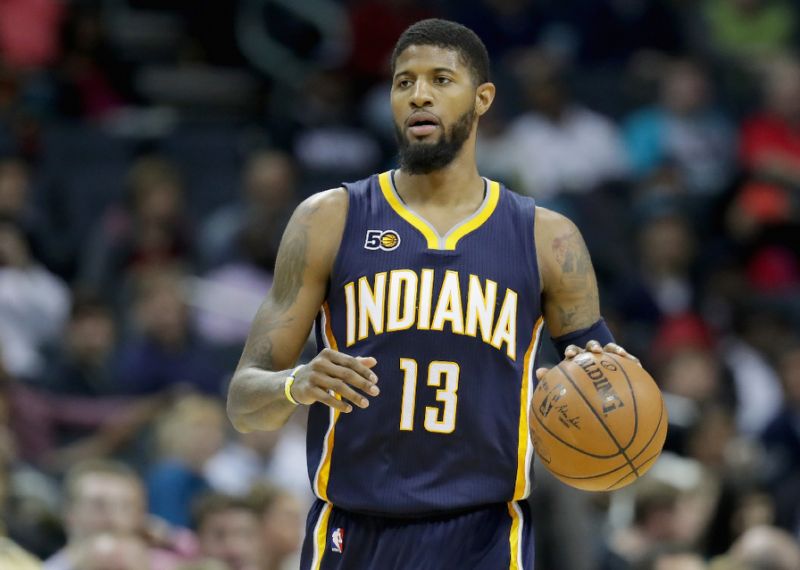 Paul George scored 28 points as the Indiana Pacers held off a late Miami Heat rally to maintain their playoff push at Bankers Life Fieldhouse in Indianapolis