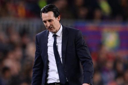 Paris Saint-Germain's Spanish headcoach Unai Emery