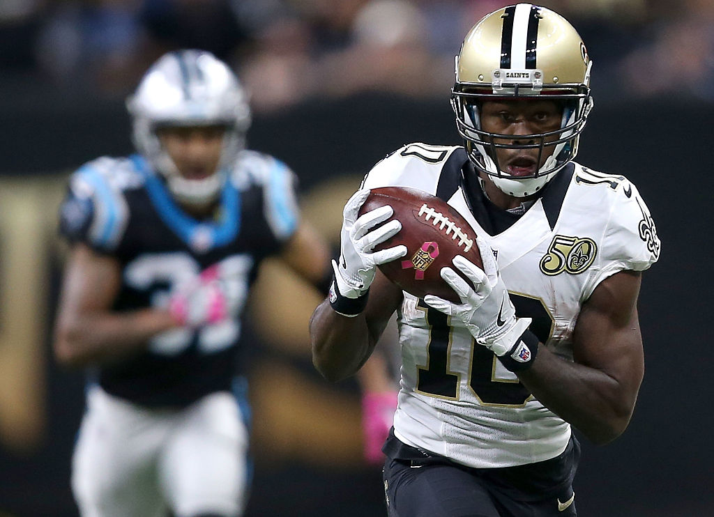 Brandin Cooks #10 of the New Orleans Saints