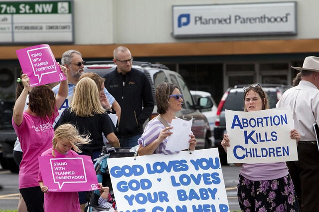 Planned Parenthood protests