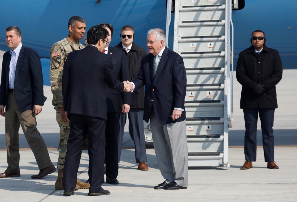 Rex Tillerson Asia tour