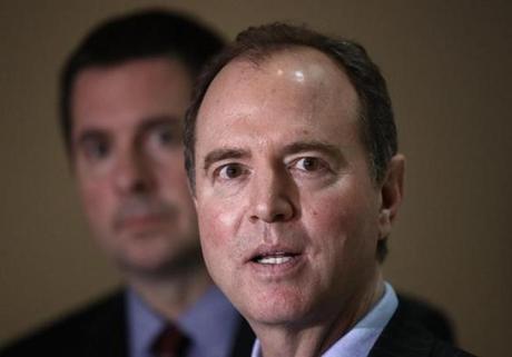 Win McNamee  Getty Images		Representative Adam Schiff spoke to the media at the Capitol on Thursday