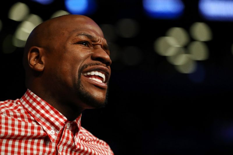 40-year-old Floyd Mayweather walked away from boxing as the welterweight champion in 2015