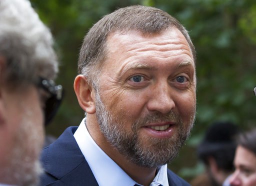 Russian metals magnate Oleg Deripaska is seen in Moscow Russia. Deripaska says he is willing to take part in U.S. congressional hearings to discuss his relationship wit