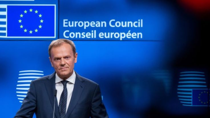 Donald Tusk will issue draft guidelines on the EU's Brexit response