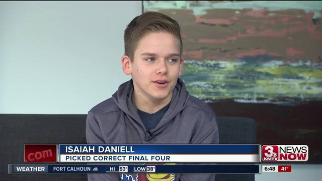 13-year-old Nebraska boy picks correct Final Four