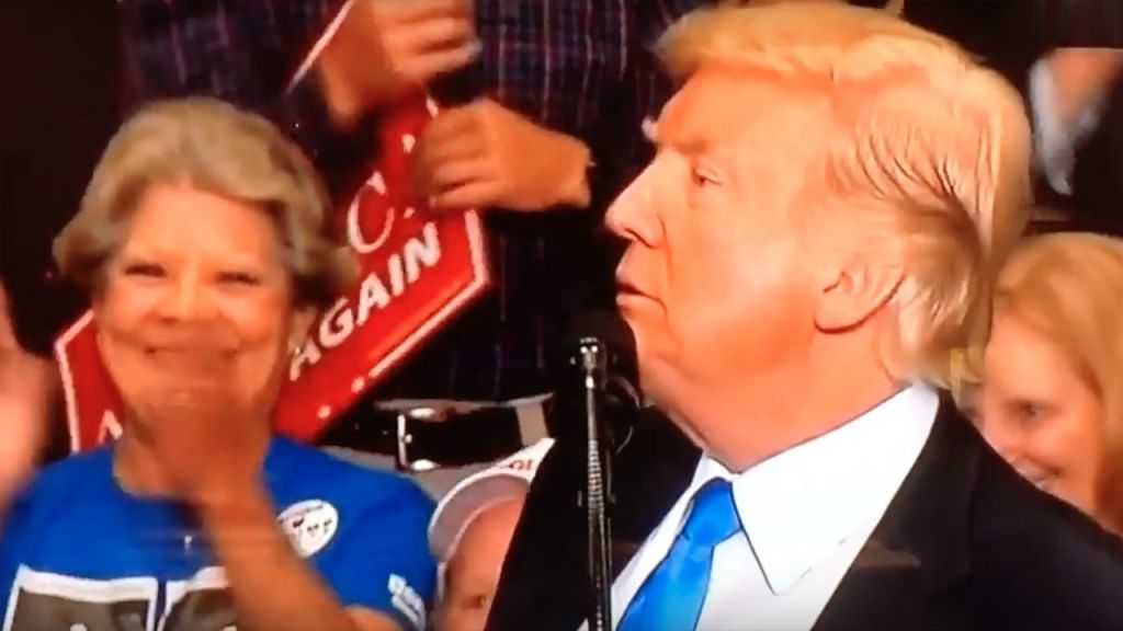 Trump shuts down very young protester at Youngstown — then this happens