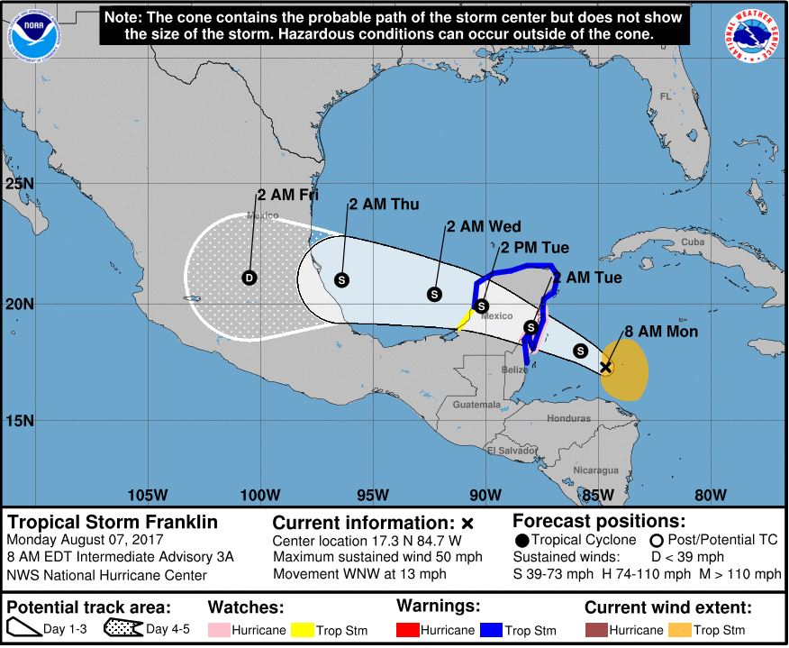 Tracking the Tropics update for 8/6/17