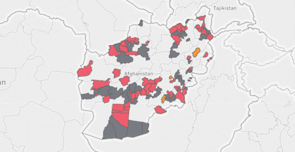 Mapped The Taliban’s Strongholds in Afghanistan