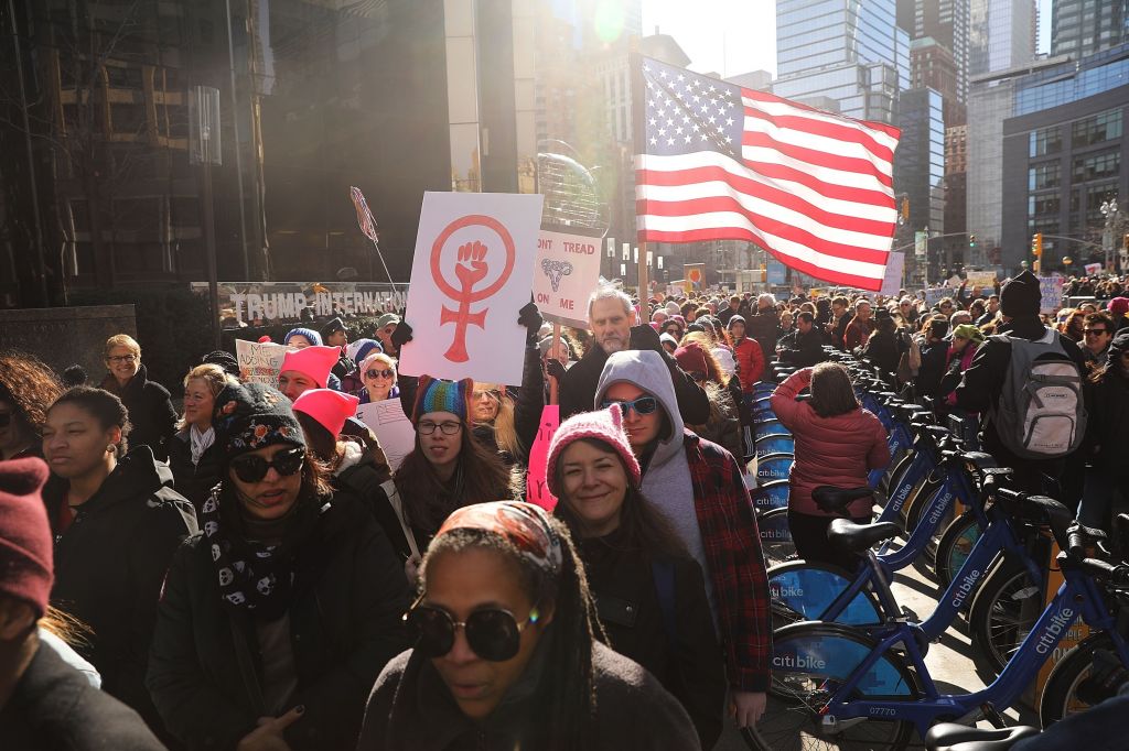 Women's marches return to streets around the globe to rally against Trump, sexual assault