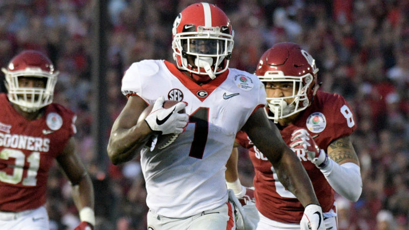 Georgia Bulldogs running back Sony Michel