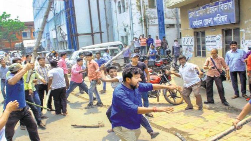 West Bengal panchayat election 2018 Violence hits state Trinamool BJP trade charges