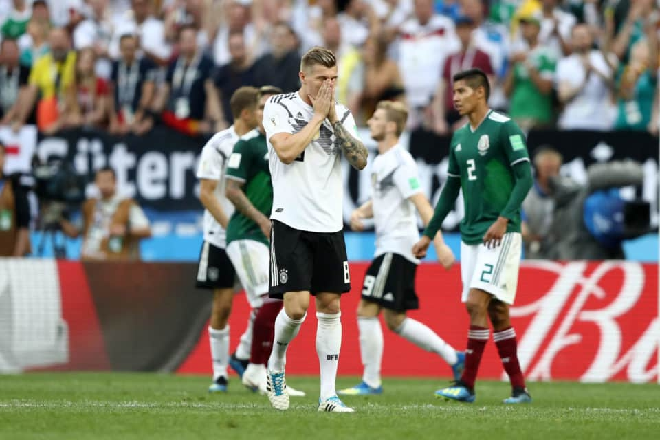 Germany lost their World Cup opener against Mexico in Moscow