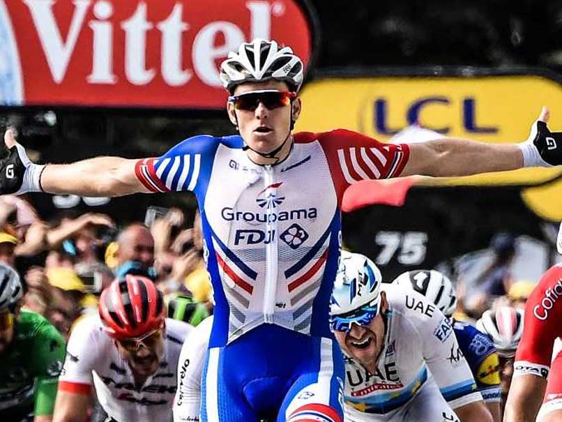 Tour De France Arnaud Demare Silences Detractors With Stage 18 Win Geraint Thomas Still In Yellow