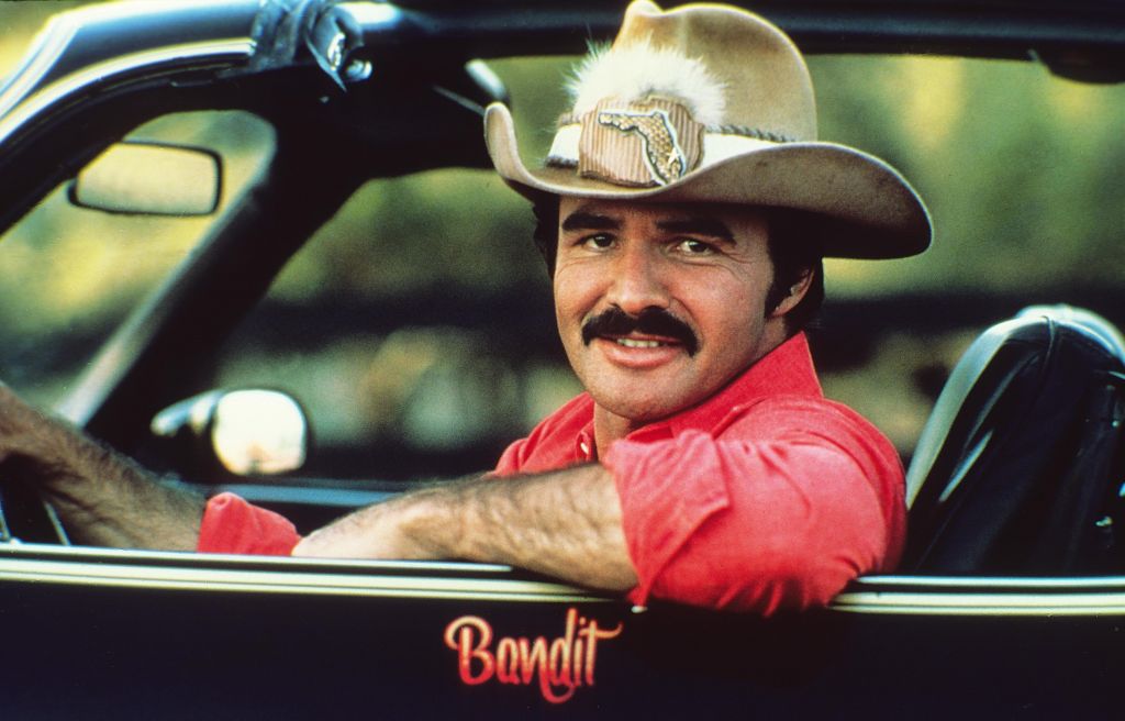 Burt Reynolds’ 60-year TV and film career included Smokey and the Bandit. It was a hit and in 1978 made Reynolds America’s top box-office star