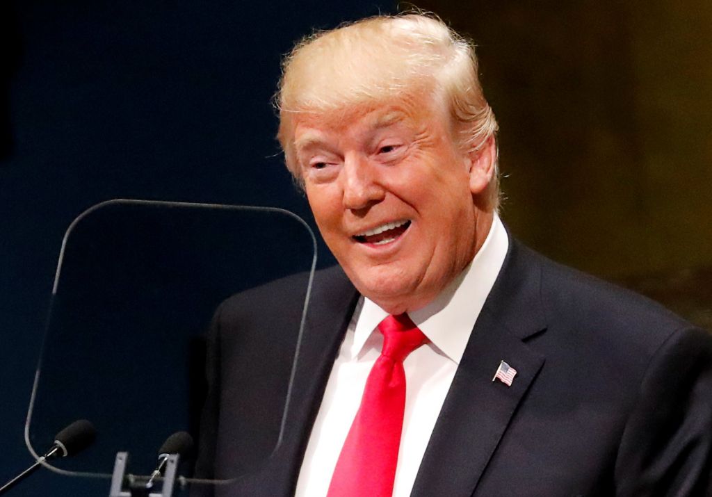 U.S. President Donald Trump addresses the 73rd session of the United Nations General Assembly at U.N. headquarters in New York U.S