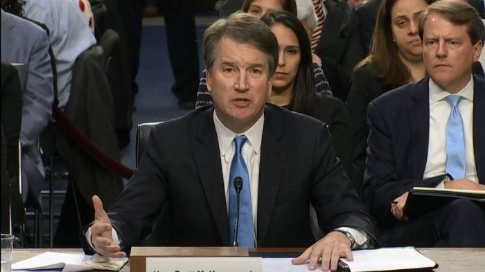 U.S. Supreme Court nominee Brett Kavanaugh testifies to the Senate Judiciary Committee