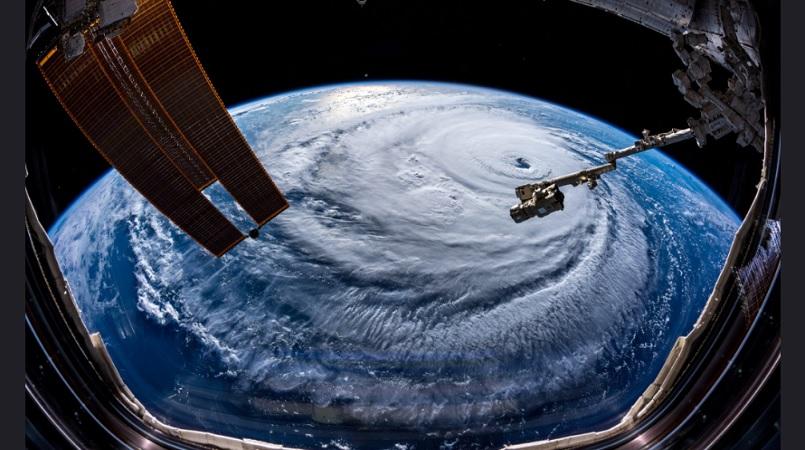 Astronauts had to use super wide-angle lens to photograph Hurricane Florence because it’s so huge