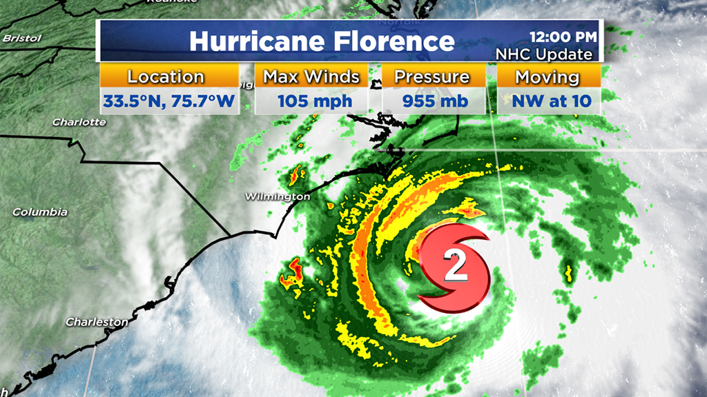 1 Hurricane Florence Could Bring Up To 30 Inches Of Rain To Carolinas