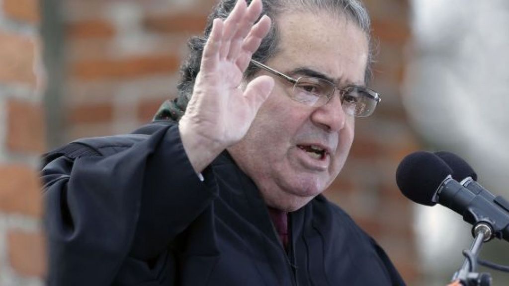 FILE- The late Supreme Court Justice Antonin Scalia