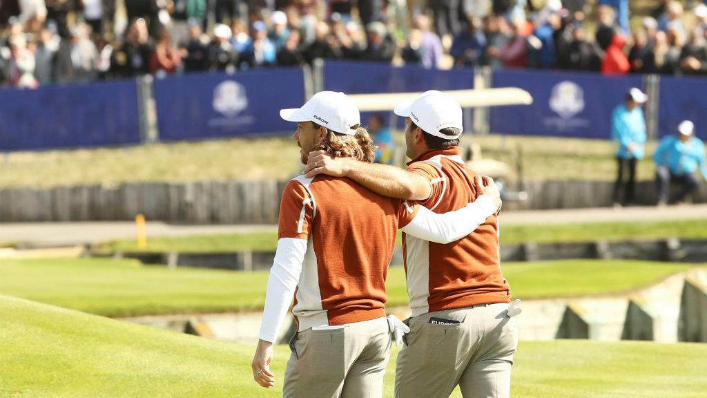 Tommy Fleetwood Francesco Molinari- cropped