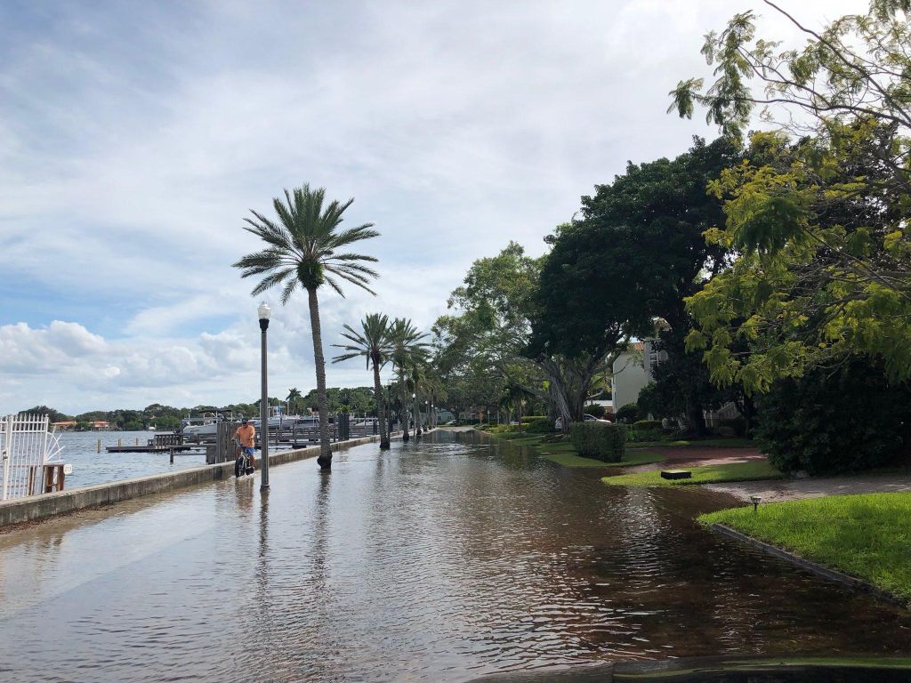 Coffee Pot Boulevard flooding in St. Pete Tuesday afternoon